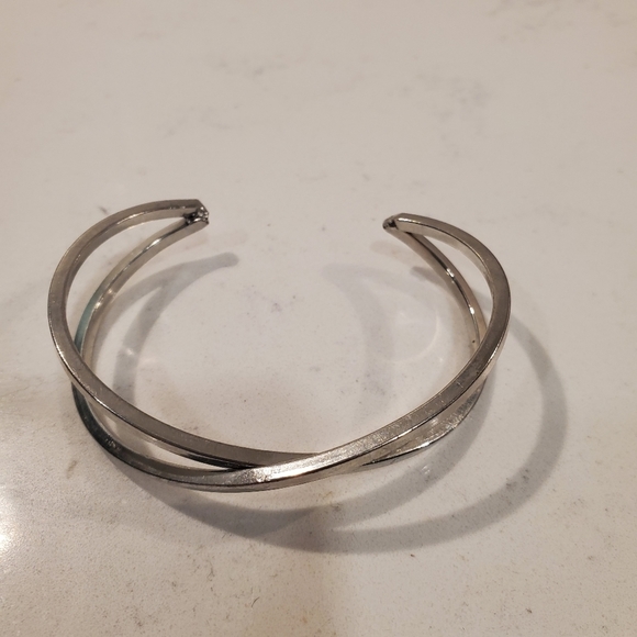 Silver Cuff Bracelet Preppy Boho Bride Simple Work Delicate Vacation Classic - Picture 5 of 6